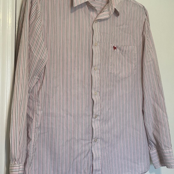 Aeropostale Other - Men’s AEROPOSTALE Classic Fit Pink & Blue Pinstripe, Large, Button Down